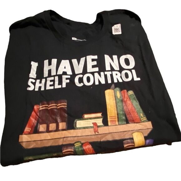 I have No Shelf Control book nerf t sheet size 3XL new never worn - Picture 1 of 1